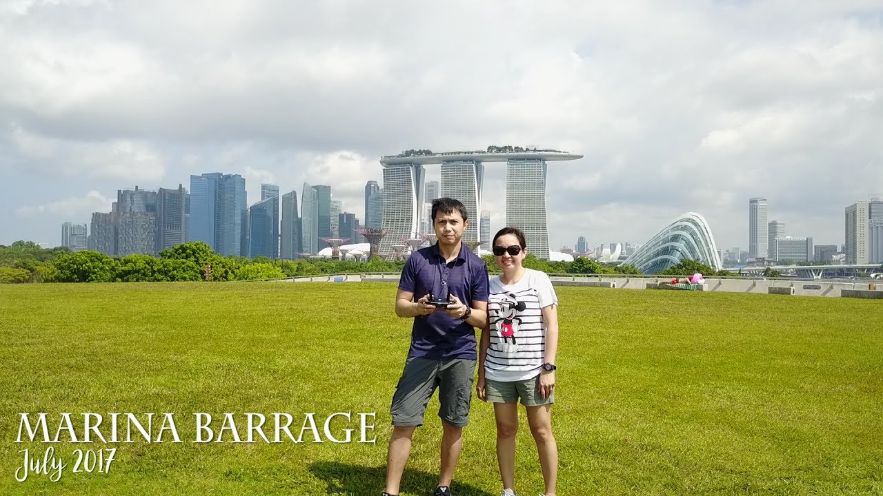 First Flight at Marina Barrage