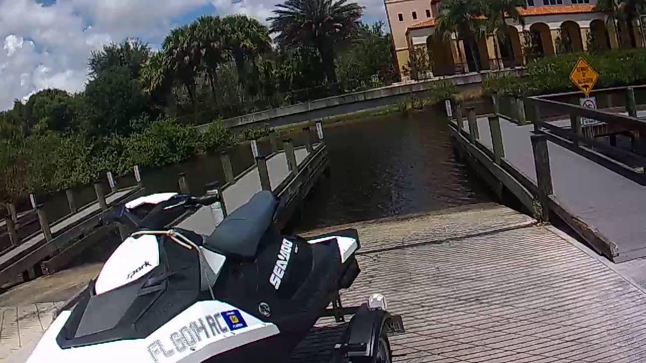 Launching a pwc (waverunner/jetski) solo