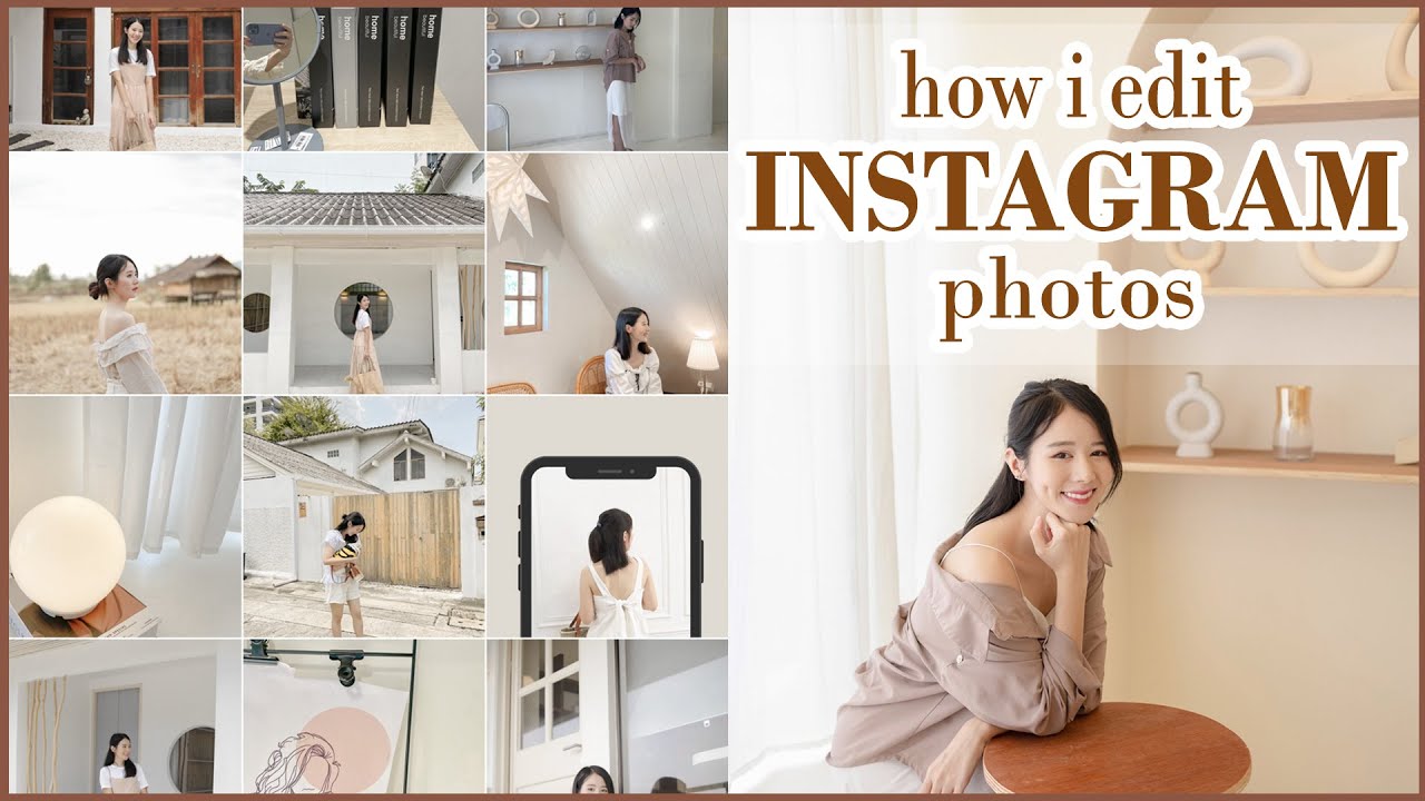สอนแต่งรูปคุมโทนสไตล์เกาหลี 📸 - How i edit my Instagram photos (LIGHTROOM) | Holidear