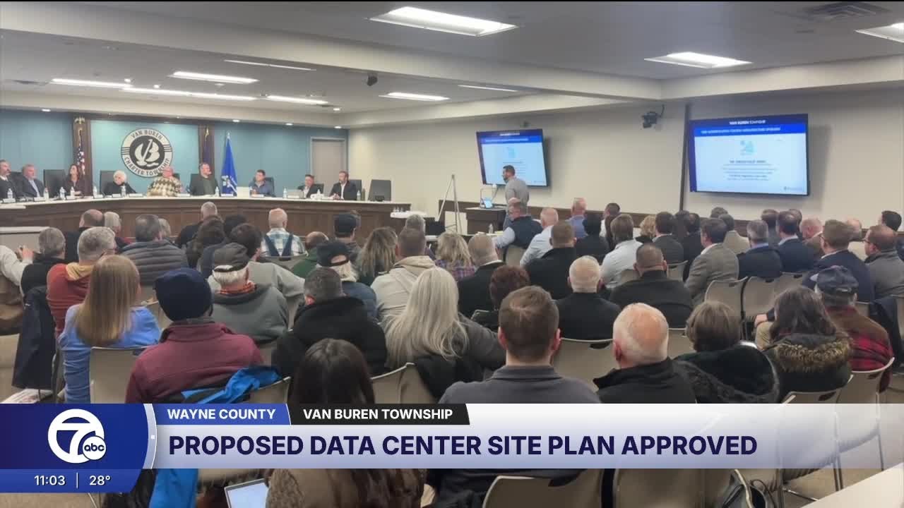 Data center plan heads to Van Buren Township board despite community opposition