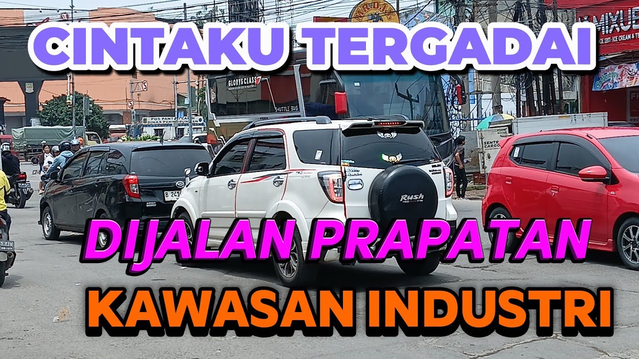 #CIKARANG lalu lintas dijalan industri Indonesia