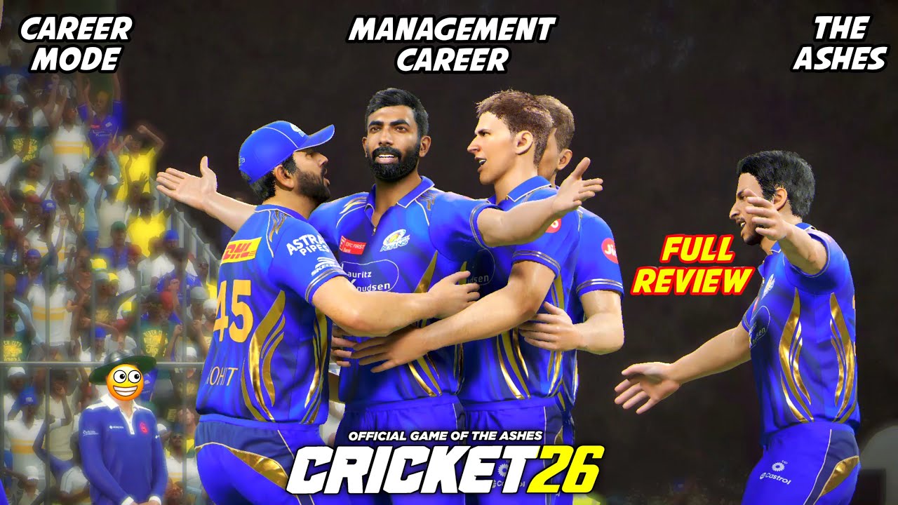 🔥 CRICKET 26 FULL REVIEW | MANAGEMENT CAREER | CAREER MODE | THE ASHES 