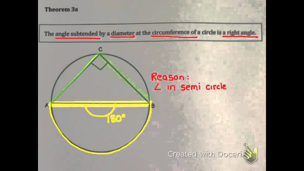 Circle Geometry Theorem 3