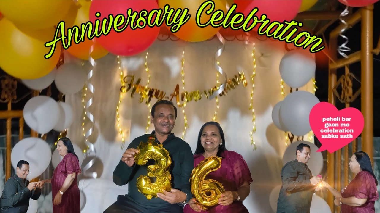 Mummy Papa Ki 36th Wedding Anniversary | Surprise Celebration | full vlog dekhna jarur | PART 1