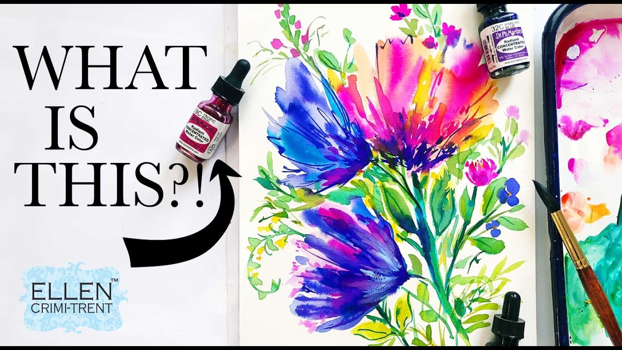 How to use concentrated Watercolor