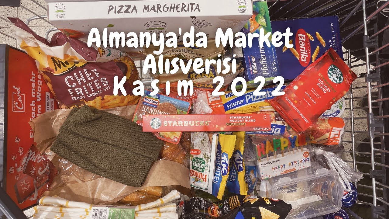 Almanya'da aylık market alışverişi #11 | Kasım