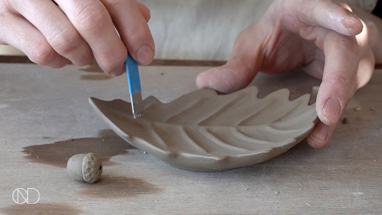 도토리 인센스 홀더 만들기 : Making a Pottery Incense Holder [ONDO STUDIO]