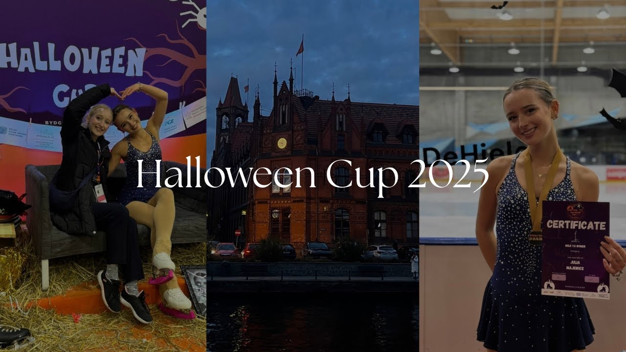 ZDOBYŁA NA ŁYŻWACH ZŁOTY MEDAL! ⛸🥇- HALLOWEEN CUP 2025 🎃🏆✨