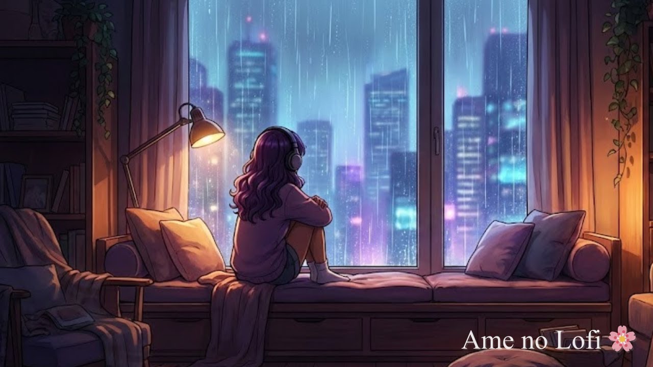🌧️ Lonely Cozy 🤍 Lofi for Late Night