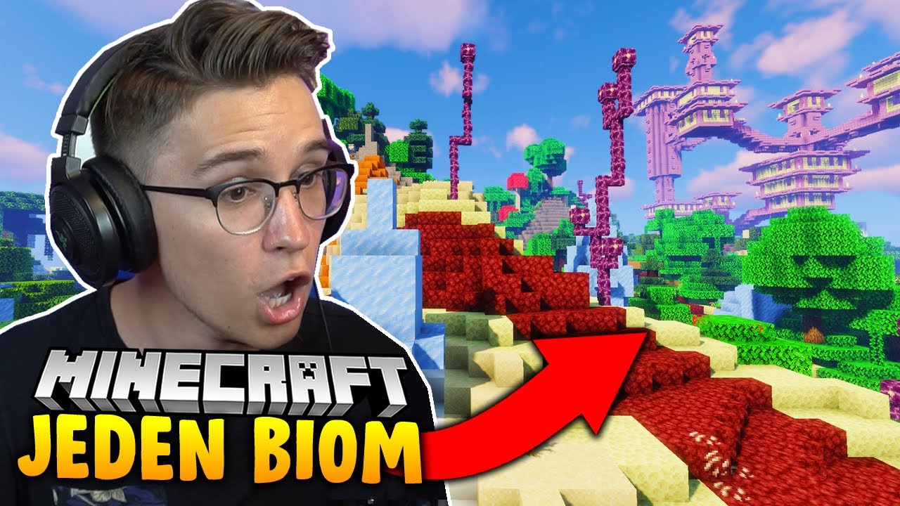 CO BY BYŁO, gdyby POŁĄCZYĆ WSZYSTKIE BIOMY W MINECRAFT? | Sheo