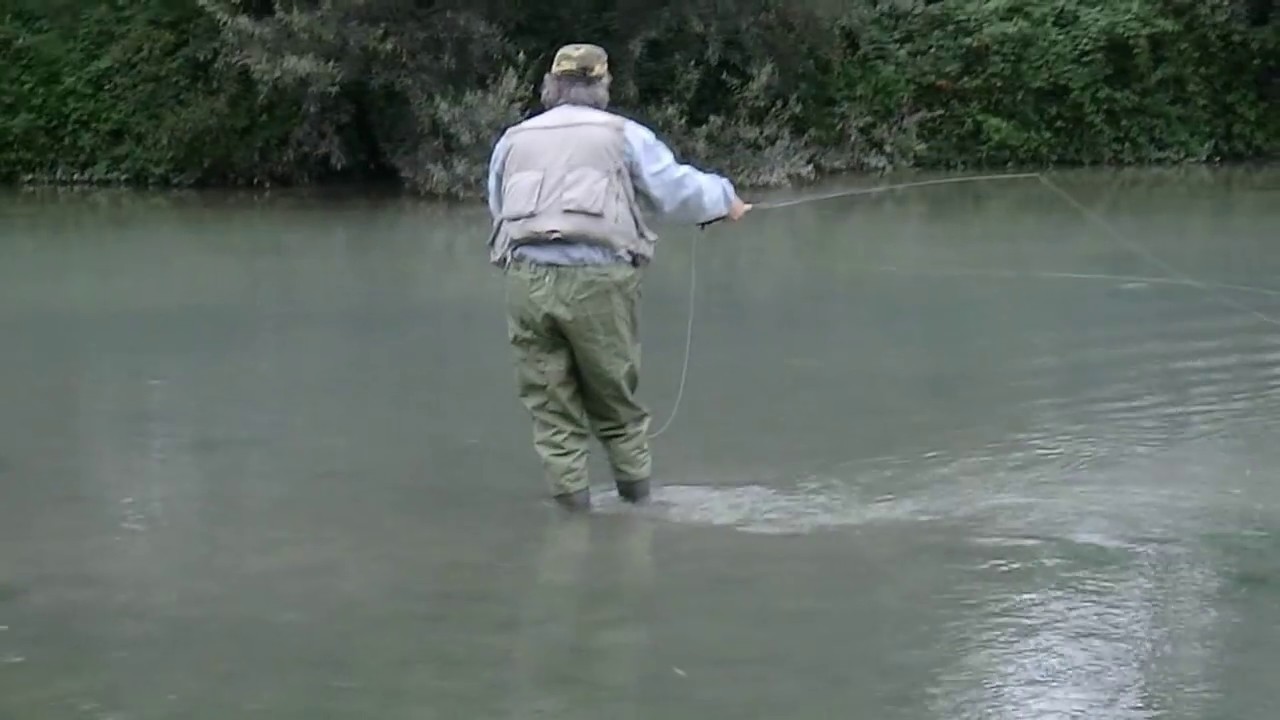 Pesca con la mosca lancio base