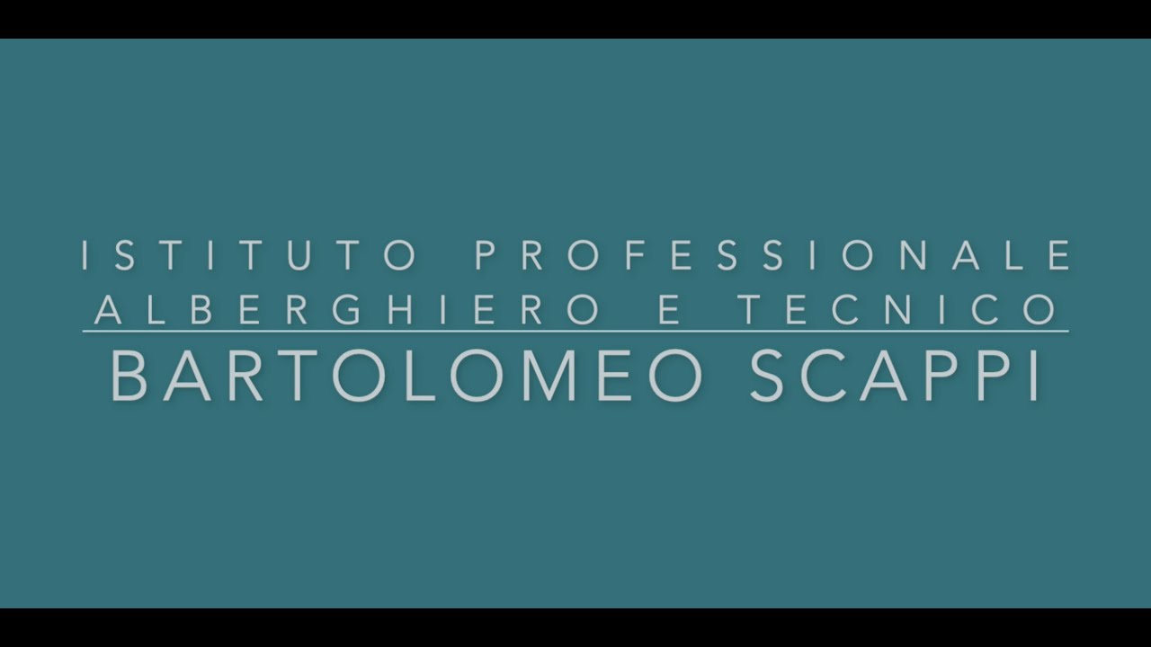 video Openday I.I.S. Scappi 2020