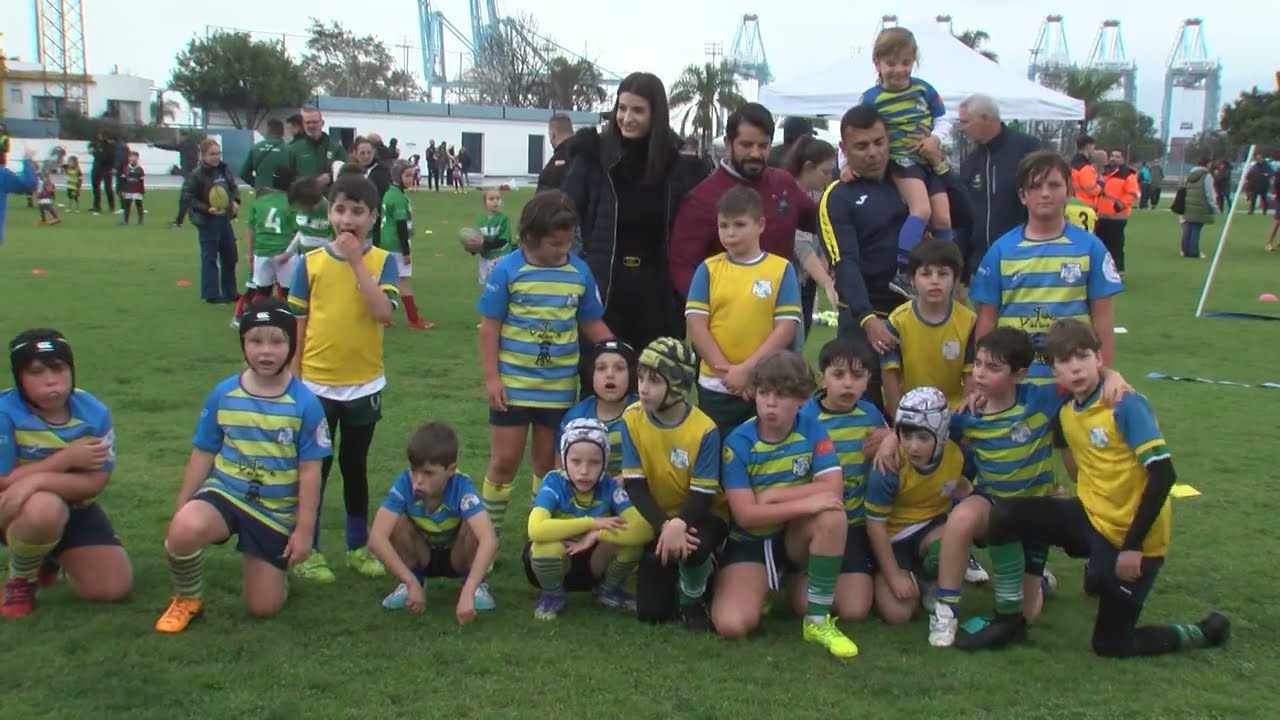 El rugby base protagoniza una jornada de valores y convivencia en Algeciras