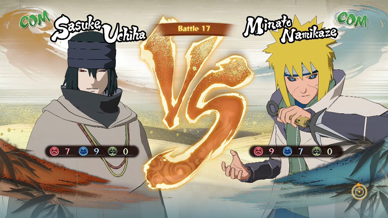 Naruto Shippuden: Ultimate Ninja Storm 4, Sasuke Uchiha (Last) VS Minato Namikaze!