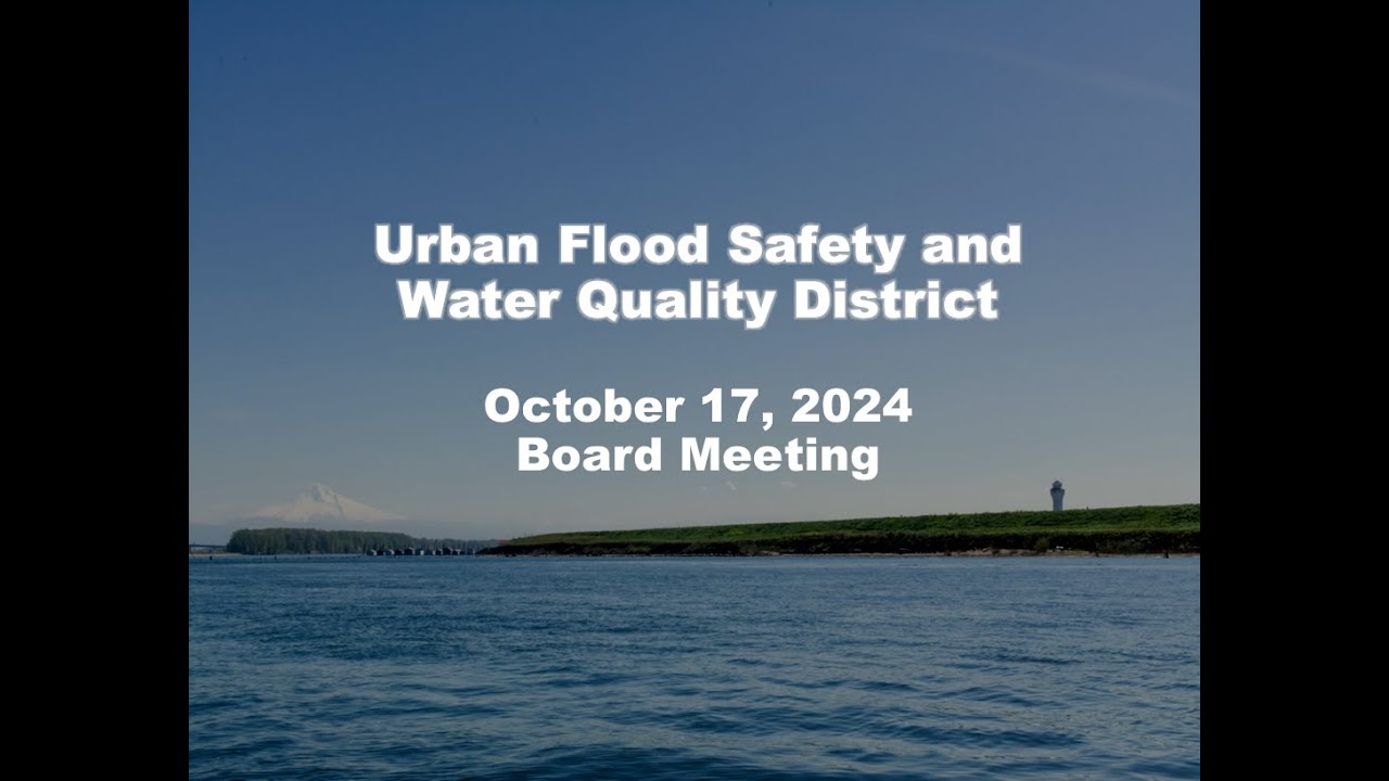 October 17, 2024 - UFSWQD Board Meeting