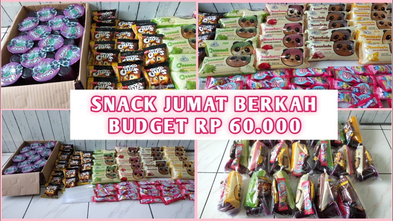 SNACK JUMAT BERKAH BUDGET 60.000 || #jumatberkah