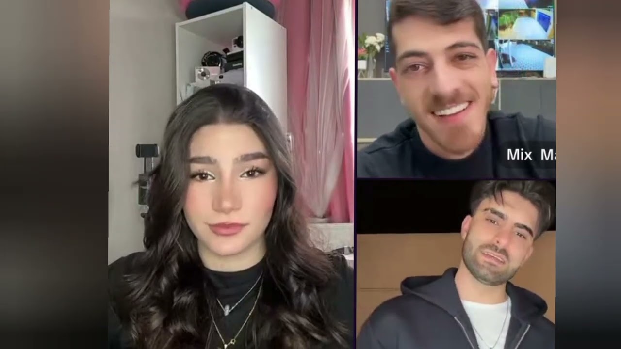 لايف أسامة كيست مع أروى  و ميكس  مشاهير تيك توك