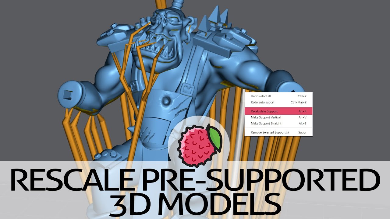 Q&A with Lychee Slicer: Scaling Pre-Supported 3D Models