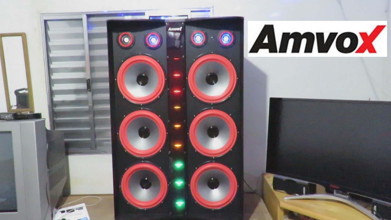 Unboxing (desembalando) Amvox ACA-3000 PAREDÃO