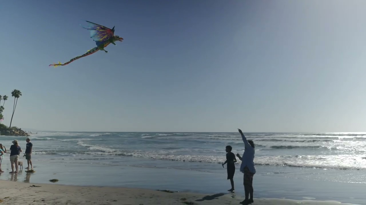 3D Dragon Kite (Blue) - #1 Best Selling Kite