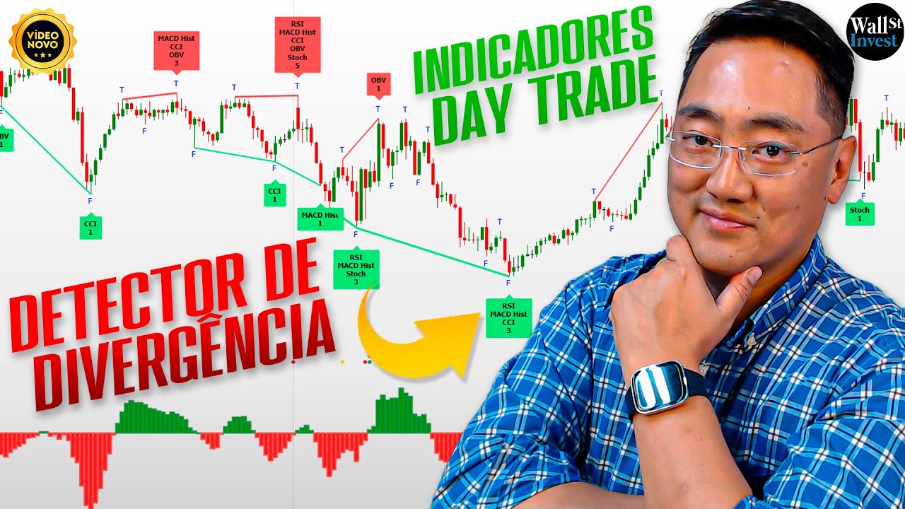 INDICADORES DAY TRADE | DETECTOR DE DIVERGÊNCIA [IFR - ESTOCH - MACD - OBV- CCI]