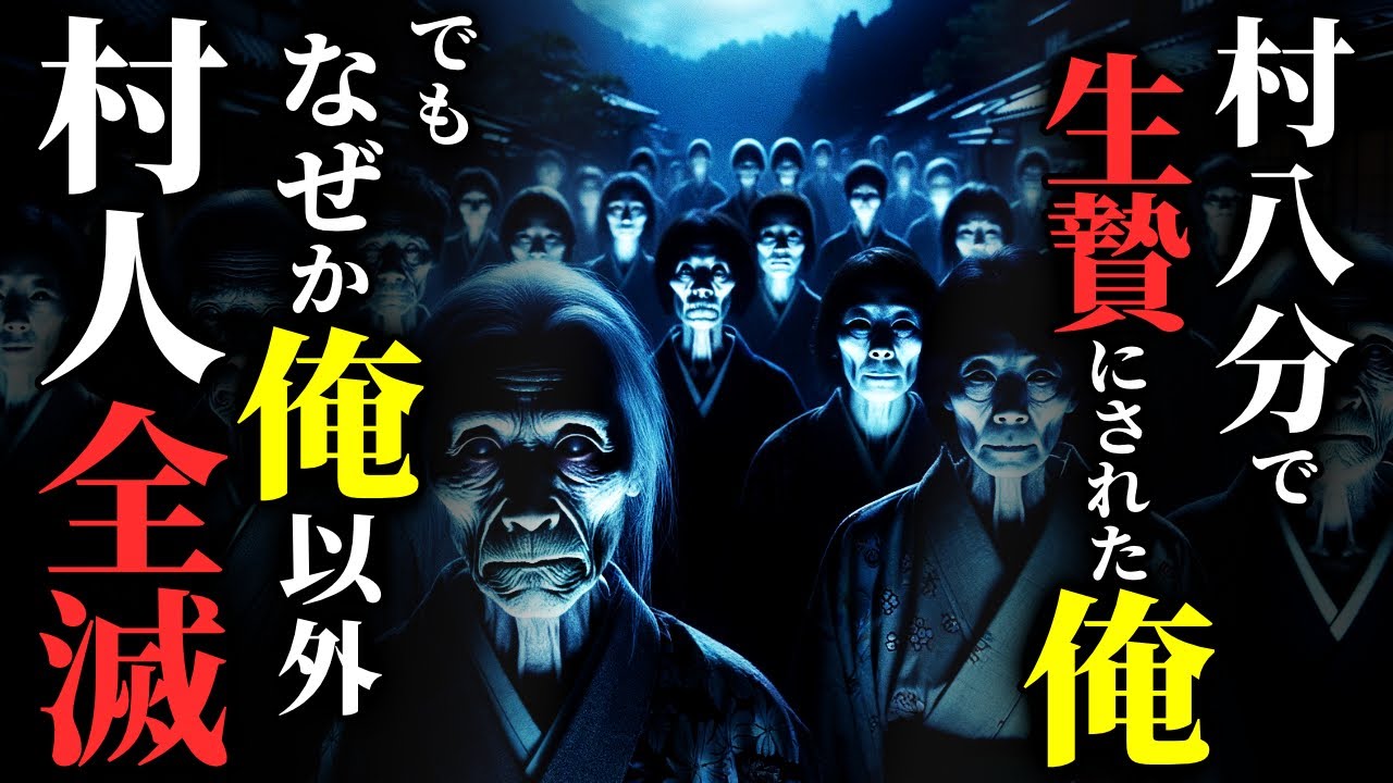 【怖い話】俺のせいで村が一つ滅んだかもしれない…2chの怖い話「生贄・深夜の足音・黒田君の話」【ゆっくり怪談】