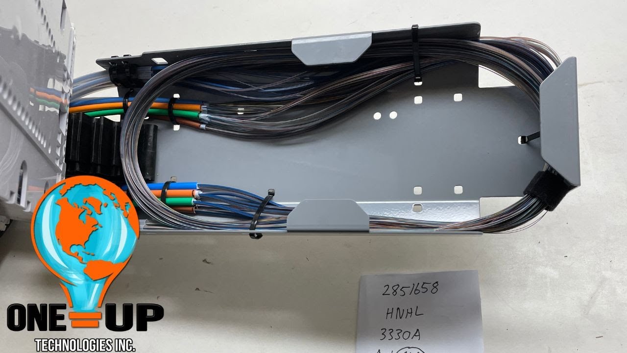 How To Run 432F Ribbon Fiber optic cable to tray