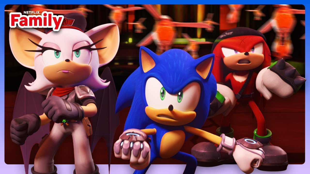 Sonic vs Eggbots BATTLE ⚡ Sonic Prime | Netflix Family
