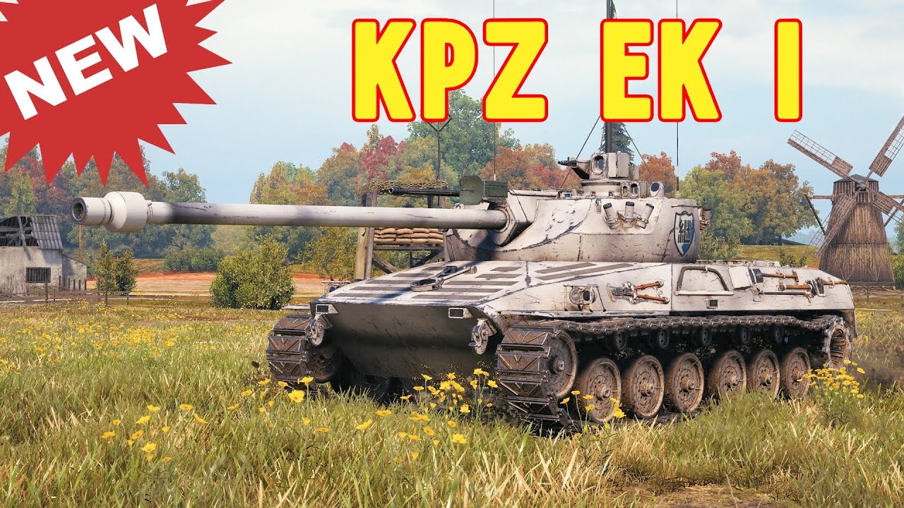 World of Tanks Kpz. Erich Konzept I - 5 Kills 10,5K Damage | NEW TANK