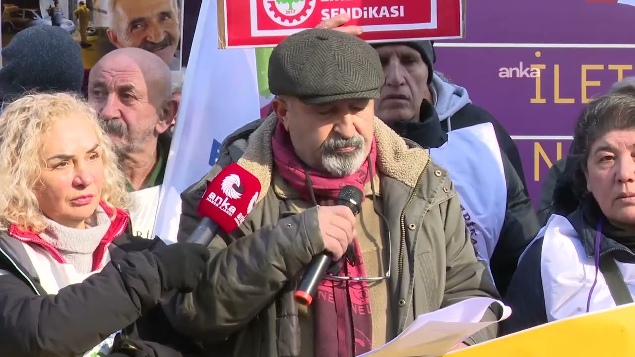 Tüm Emeklilerin Sendikası, emekli aylıklarının artırılması istemiyle açıklama yapıyor / Ankara