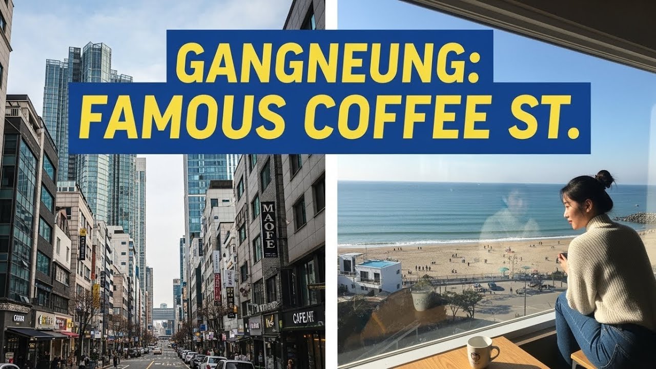 Gangneung Travel Guide: Korea’s Famous Coffee Street (Anmok Beach) 🇰🇷