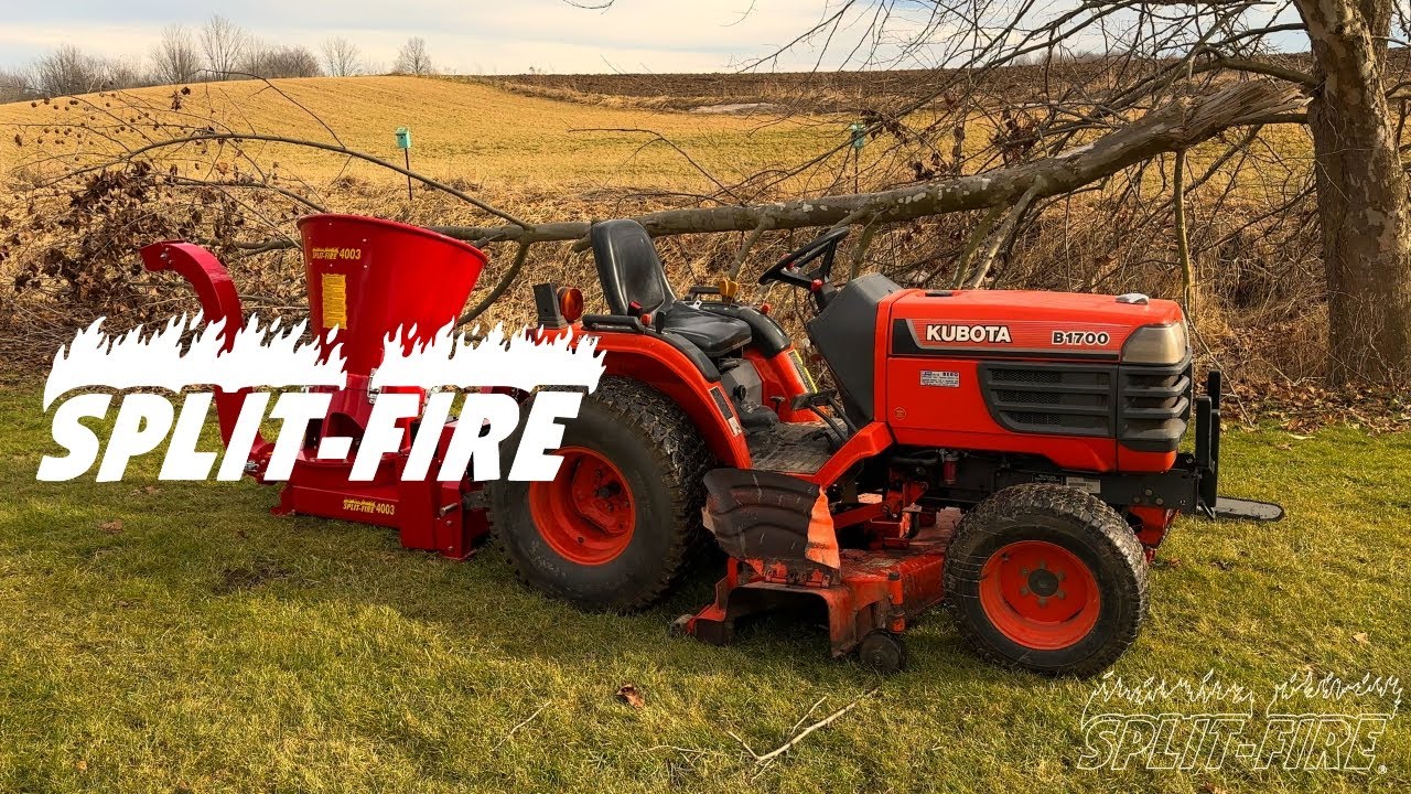 SPLIT-FIRE 4003 + Kubota B1700. Enough Power? | 4K