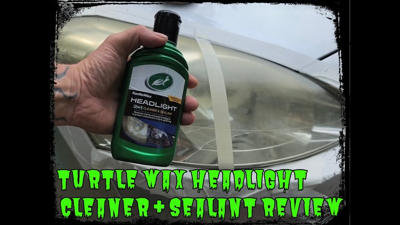 TURTLE WAX HEADLIGHT CLEANER & SEALANT REVIEW 