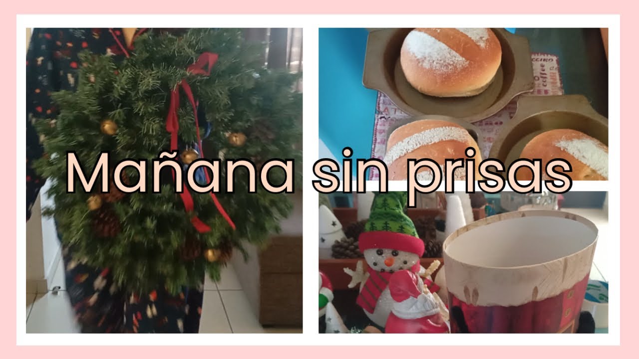 Mañana tranquila en casa | Quitando la decoración navideña, rutina pan casero.