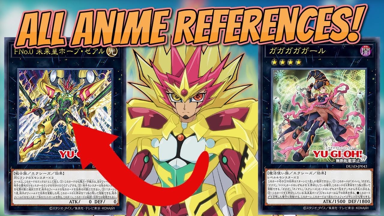 NEW YUMA SUPPORT! Gagaga Girl XYZ! - ALL Yugioh Zexal Anime References!