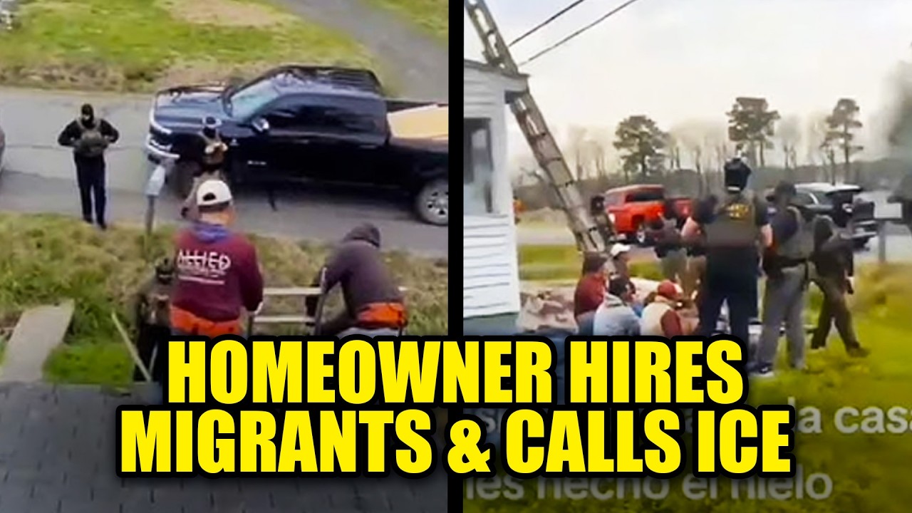 WATCH: Homeowner Calls ICE on Migrants She Hired to Work on House