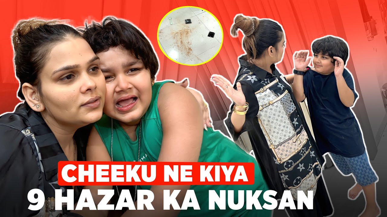CHIKU NE KIYA 9 HAZAR KA NUKSAN | Chiku Malik Vlogs