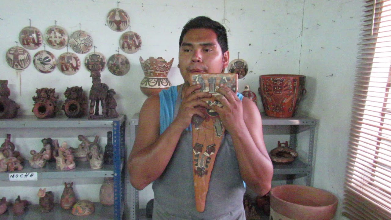 Per&uacute;: Wind Musical Instruments, Inca Culture. Instrumentos Musicales de Viento.