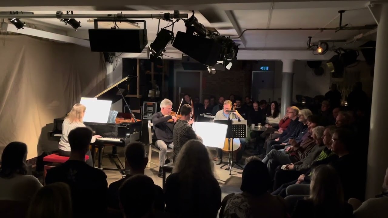 Morton Feldman - Piano, violin, viola, cello (live excerpt)