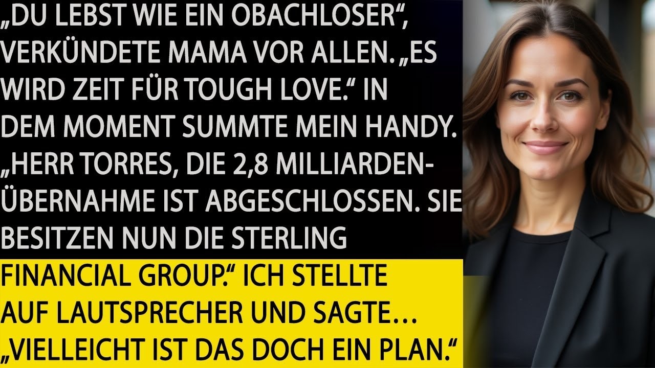 FAMILIENESSEN zur „RETTUNG MEINES LEBENS“ – dann rief die BANK wegen ÜBERNAHME an