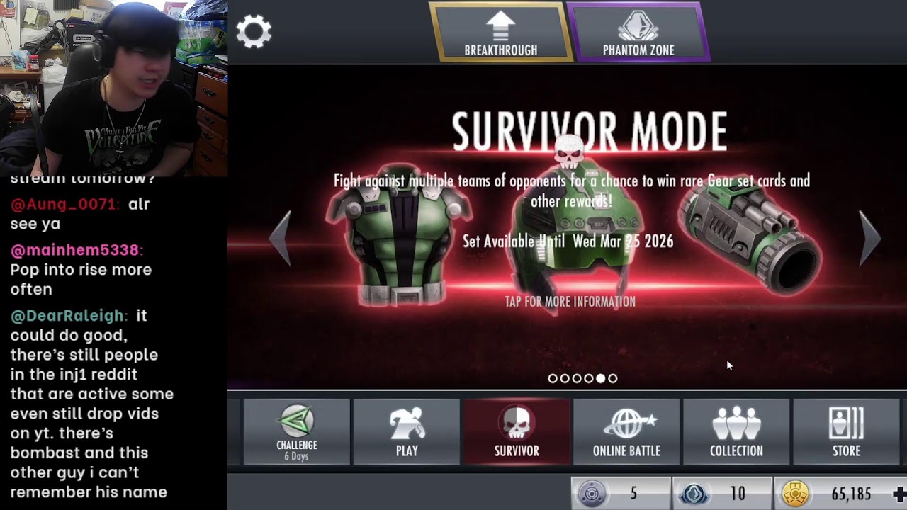 F2P Account, Main account Team Request, INJ1 Challenge Mode