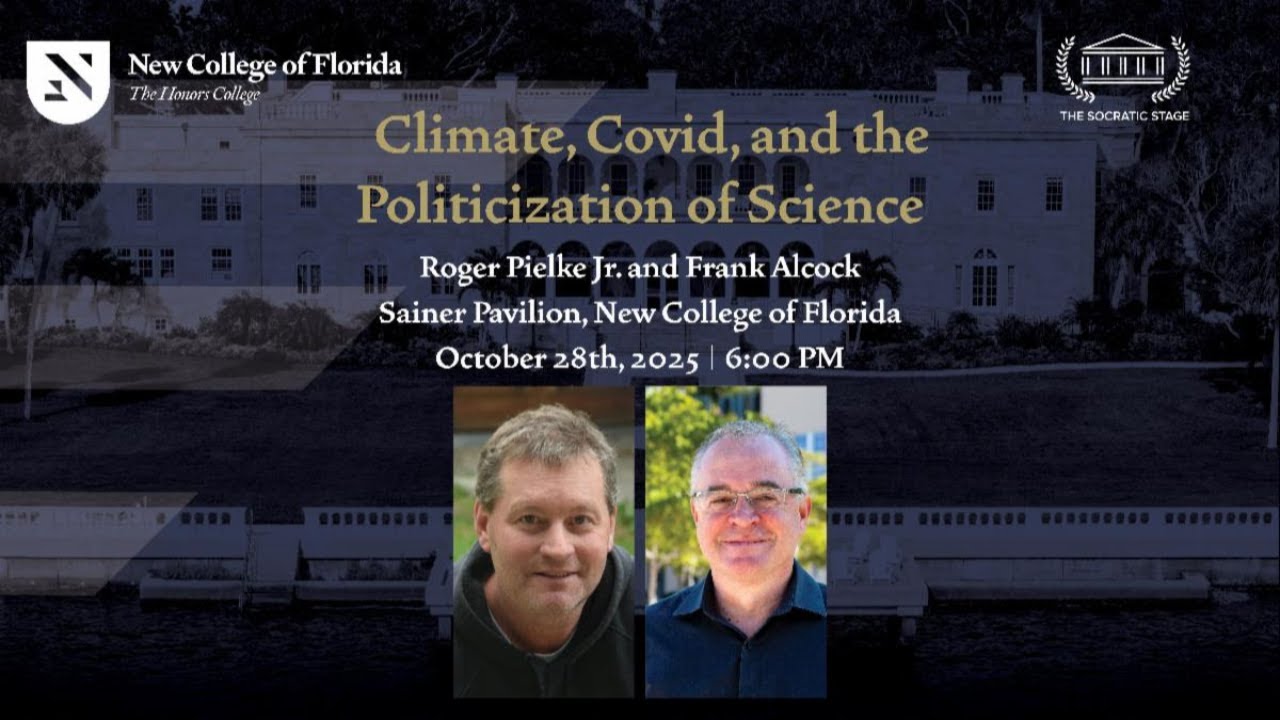 Climate, Covid, and the Politicization of Science // New College of Florida's: Socratic Stage