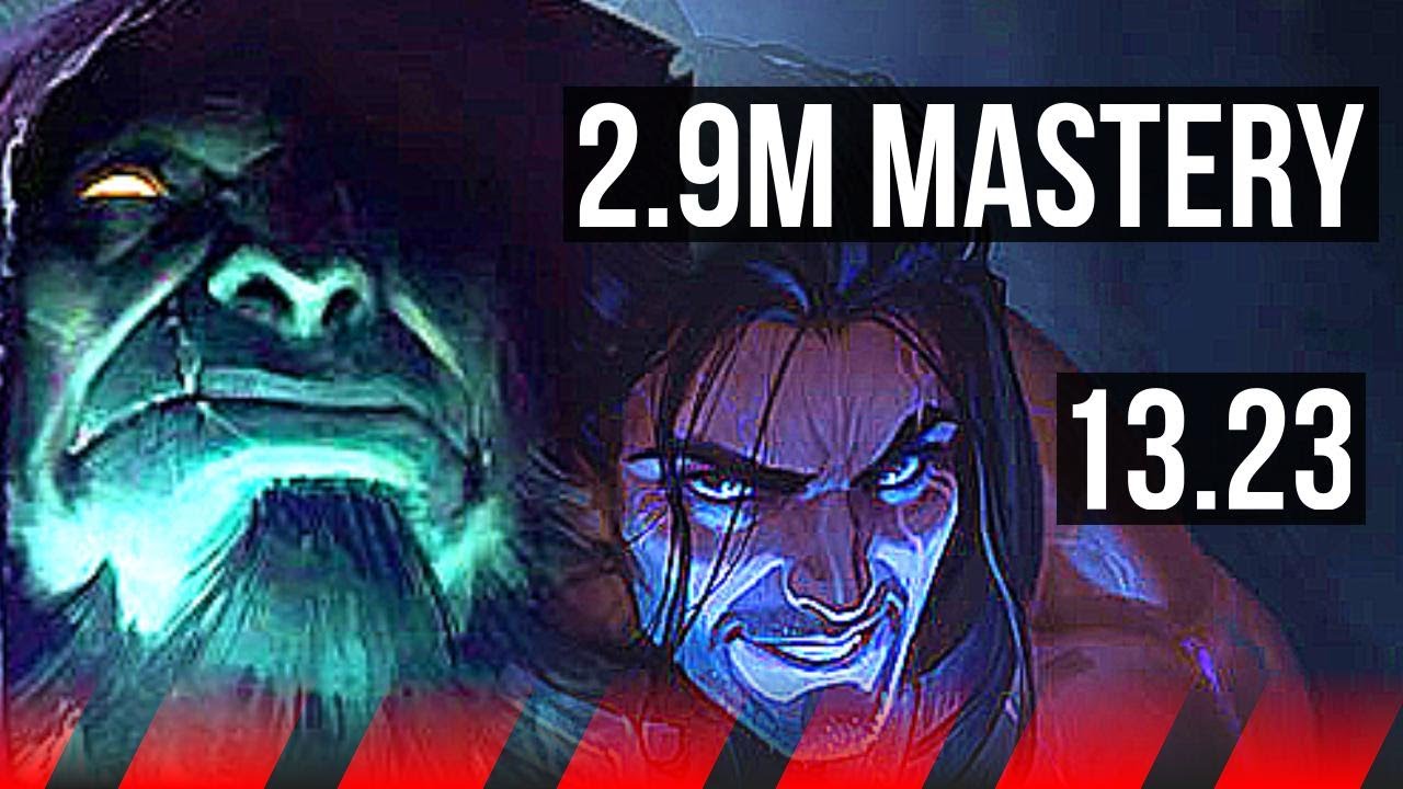 YORICK vs SYLAS (TOP) | 2.9M mastery, 2500+ games, 4/0/3 | KR Master | 13.23