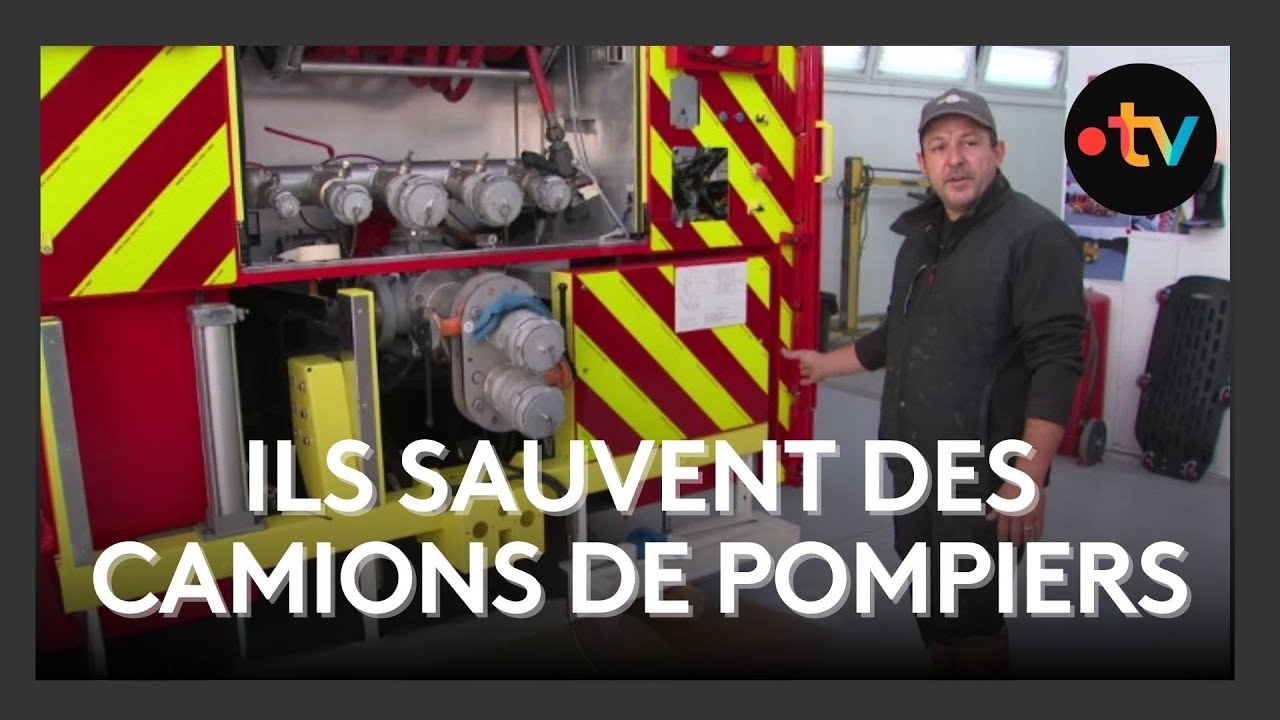 Réparer plutôt que remplacer : les camions de pompiers retrouvent une seconde vie