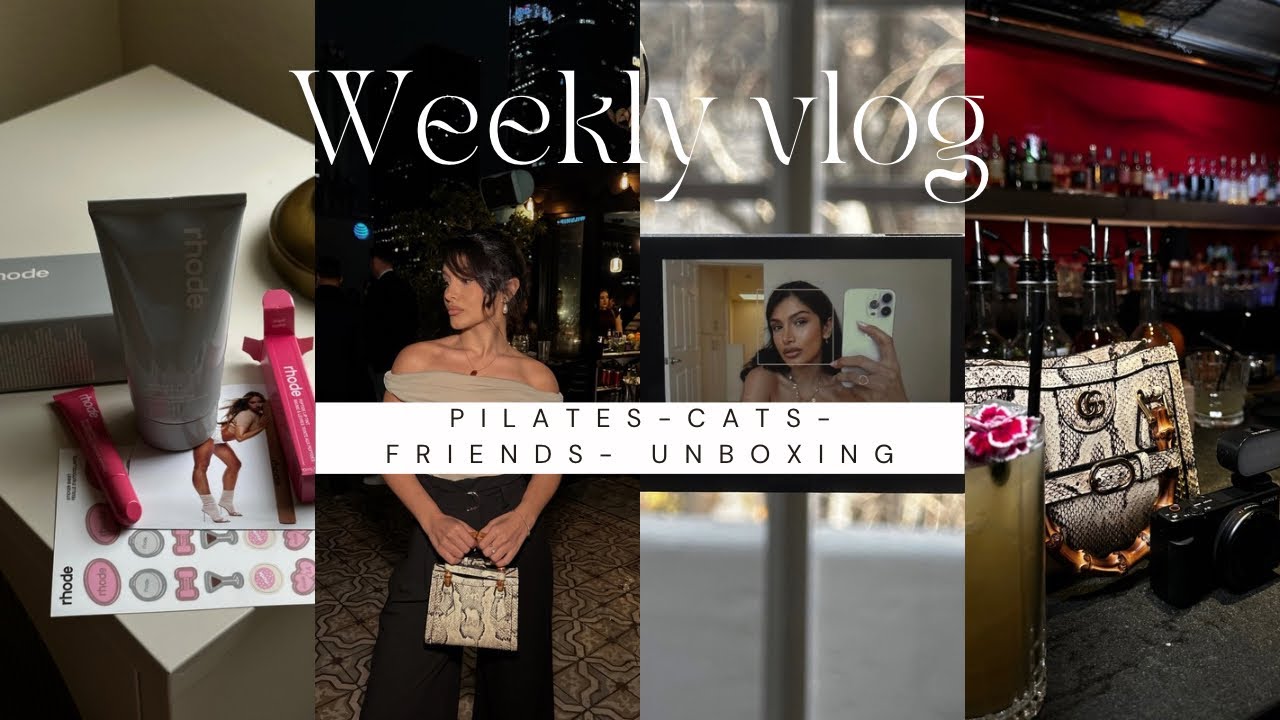 Weekly vlog - سوغاتی از کورش - انباکس - پیلاتس - غذا - ایونت