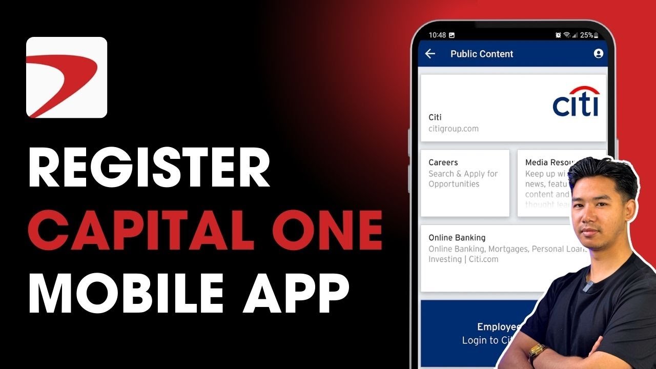 Как зарегистрировать мобильное приложение Capital One