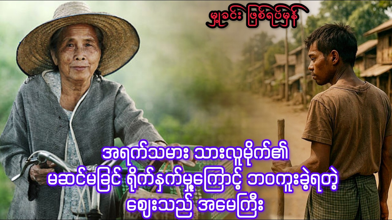 အရက်သမား သားလူမိုက်ကြောင့် ဘဝကူးခဲ့ရတဲ့ အမယ်အို