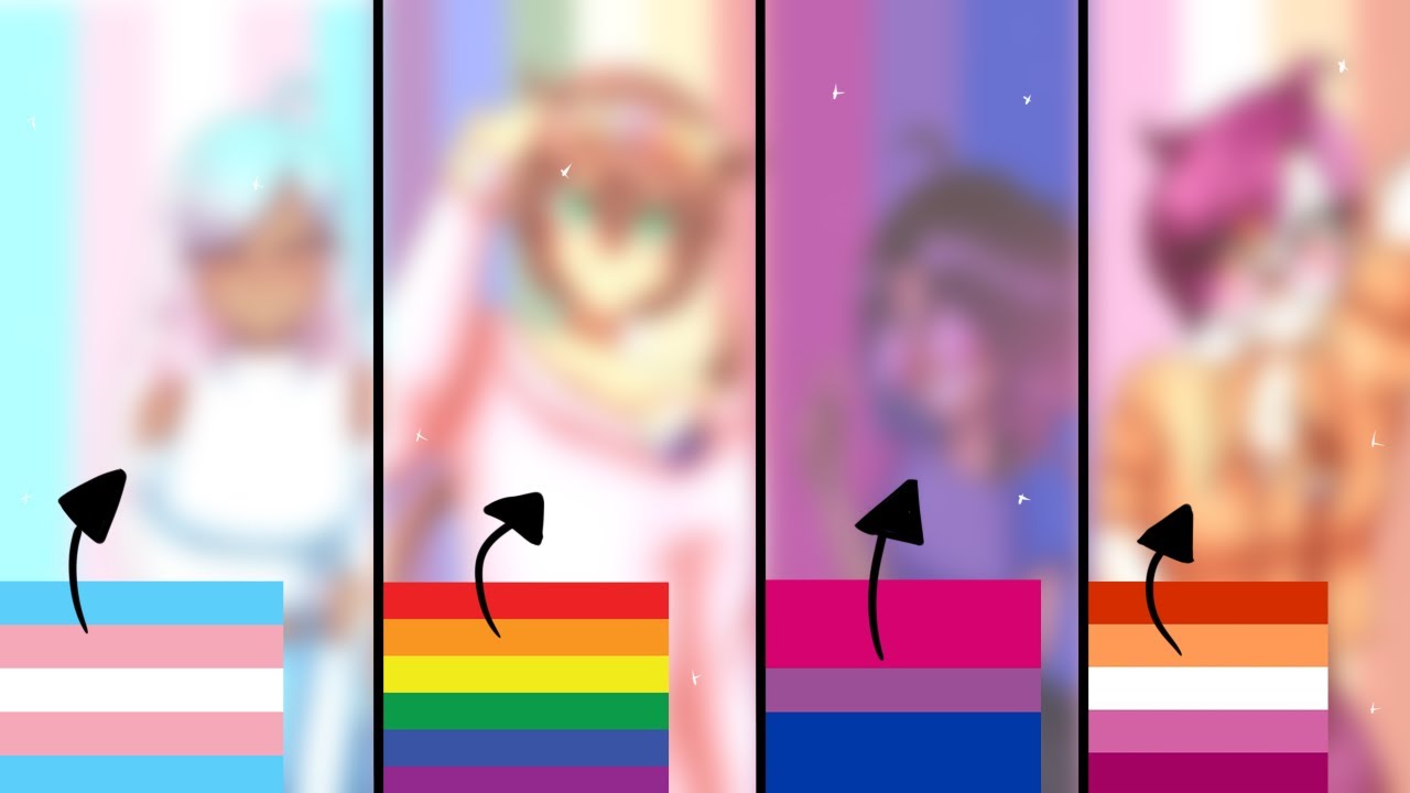 🏳️‍🌈 Drawing pride flags as character designs 🏳️‍🌈