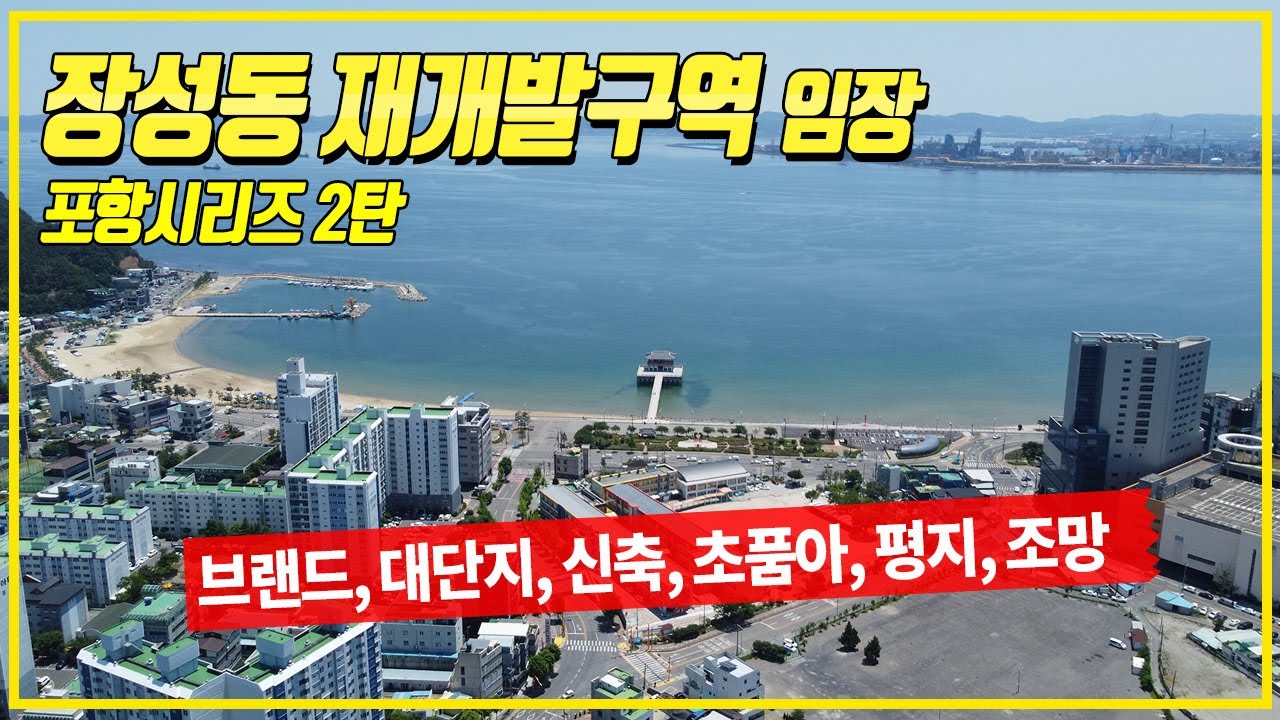 포항 장성동 재개발구역 임장 | 브대신초,평지,조망 두루두루!