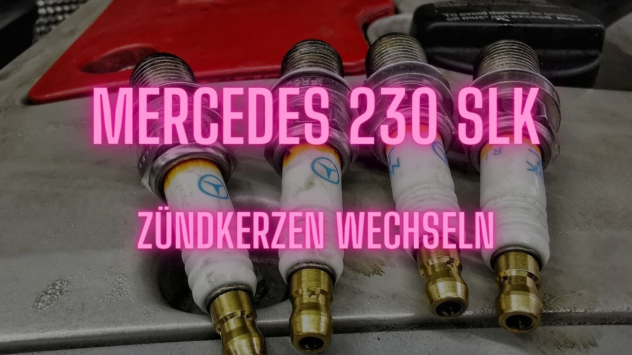 Mercedes 230 SLK Zündkerzen Wechseln | Mercedes R170 | SLK 230 Kompessor | HD |